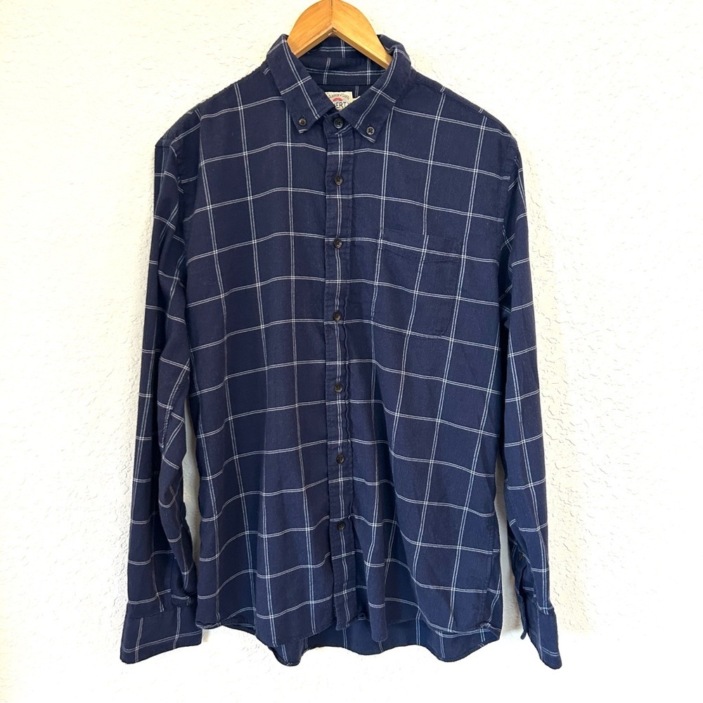 FAHERTY The All Time Shirt blue large